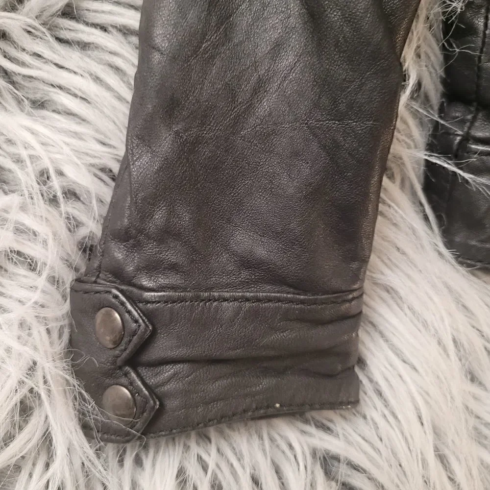 Maje kids leather jacket